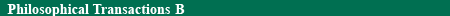 Phil Trans R Soc B
